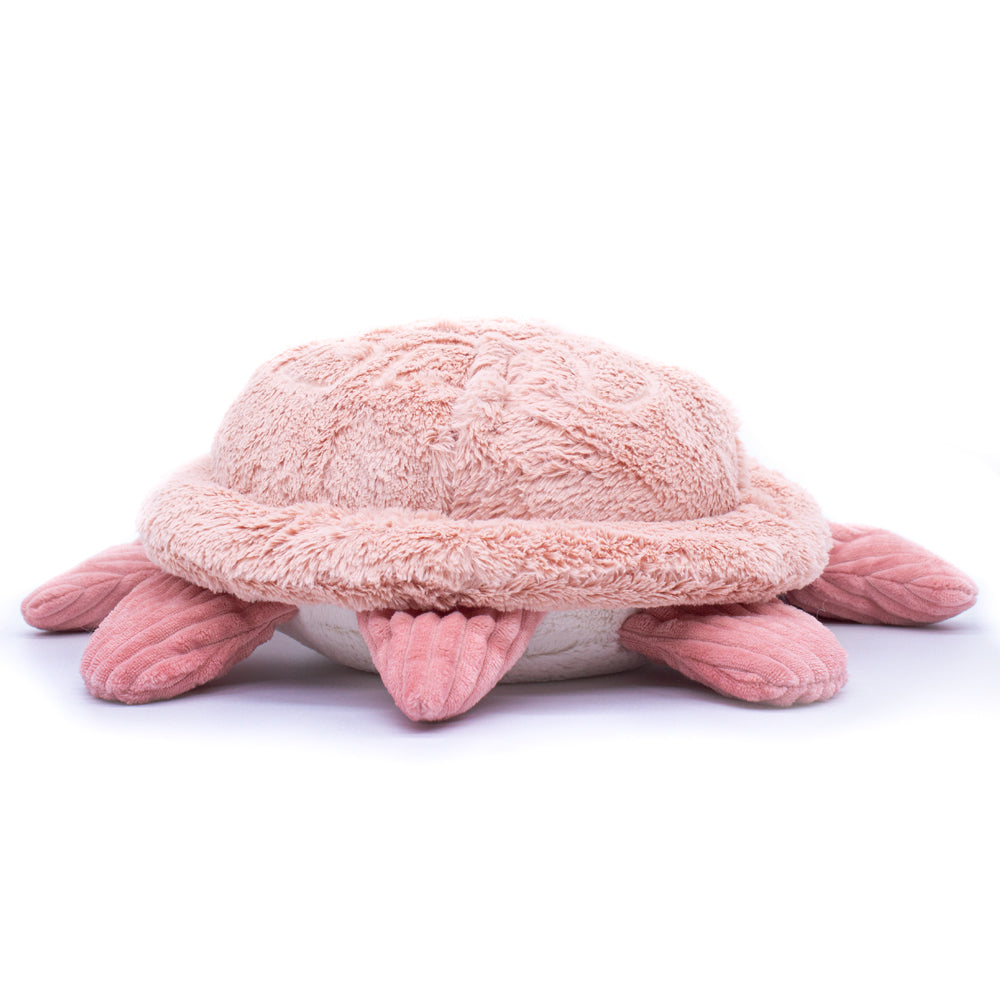 Les Ptipotos Plush Cuddly Toy & Pyjama Holder: Tilly the Giant Turtle - Pink