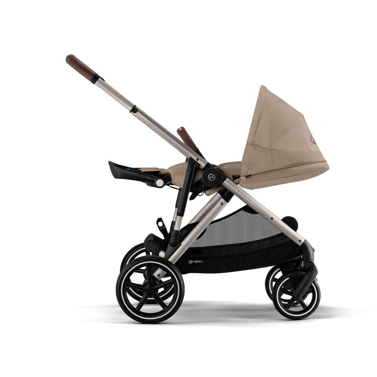 Cybex Gazelle S Twin Pushchair with Second Seat Unit - Almond Beige