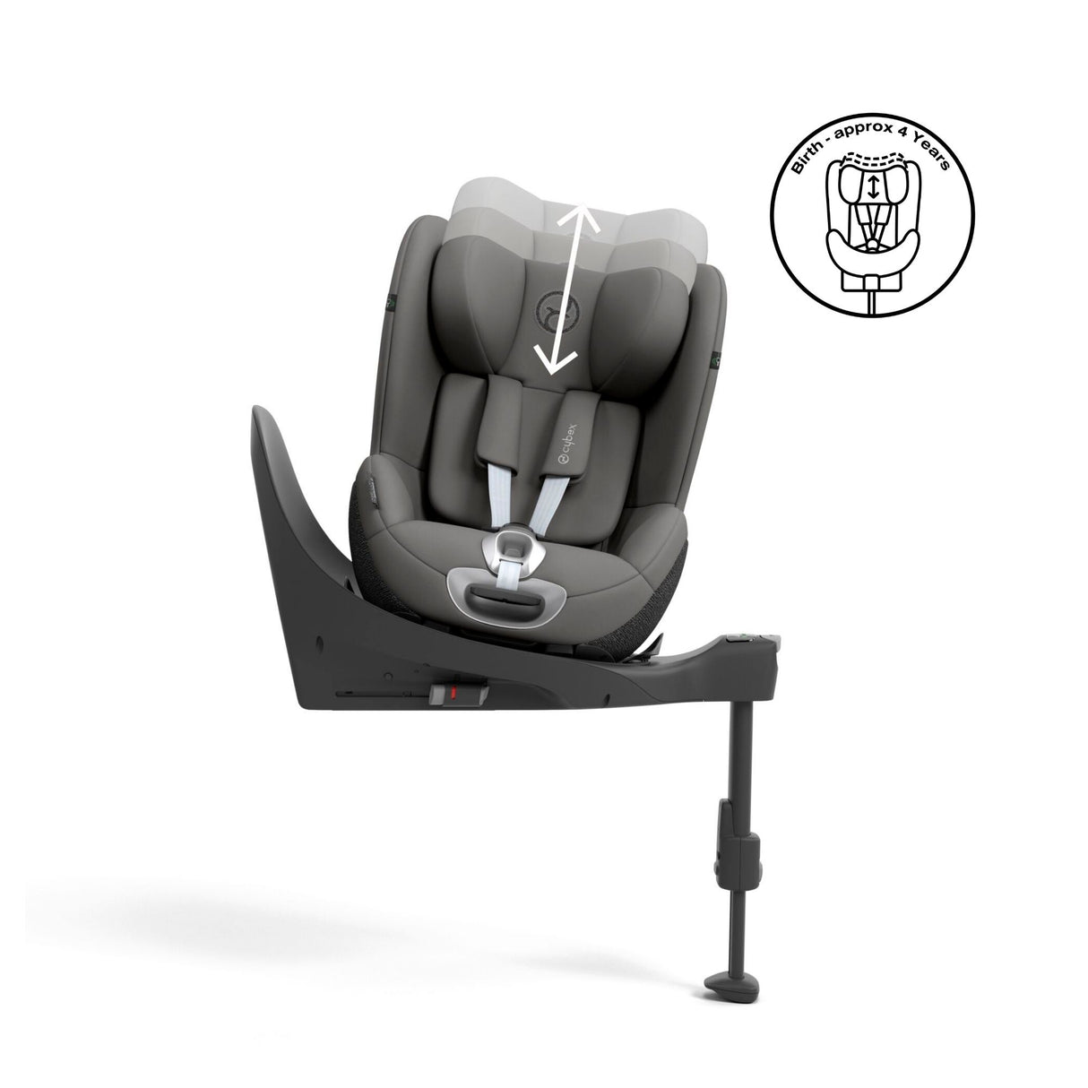 Cybex Sirona T Rotating Car Seat - Mirage Grey