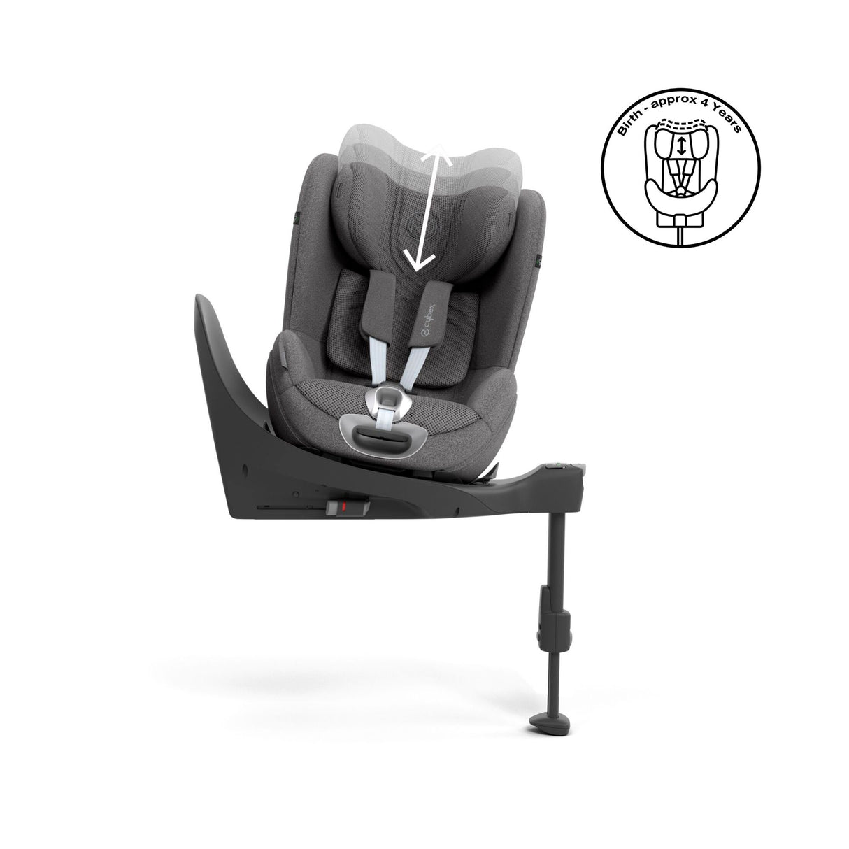 Cybex Sirona T Rotating Car Seat - PLUS - Mirage Grey