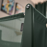 SnuzPod Studio Co-Sleeper Bedside Crib & Mattress - Berlin Green