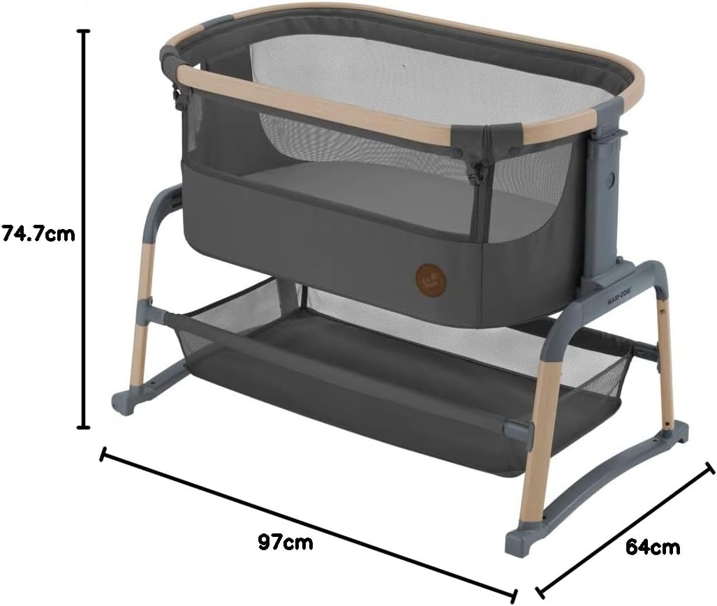 Maxi-Cosi Iora Air Co-Sleeper Crib - Beyond Graphite