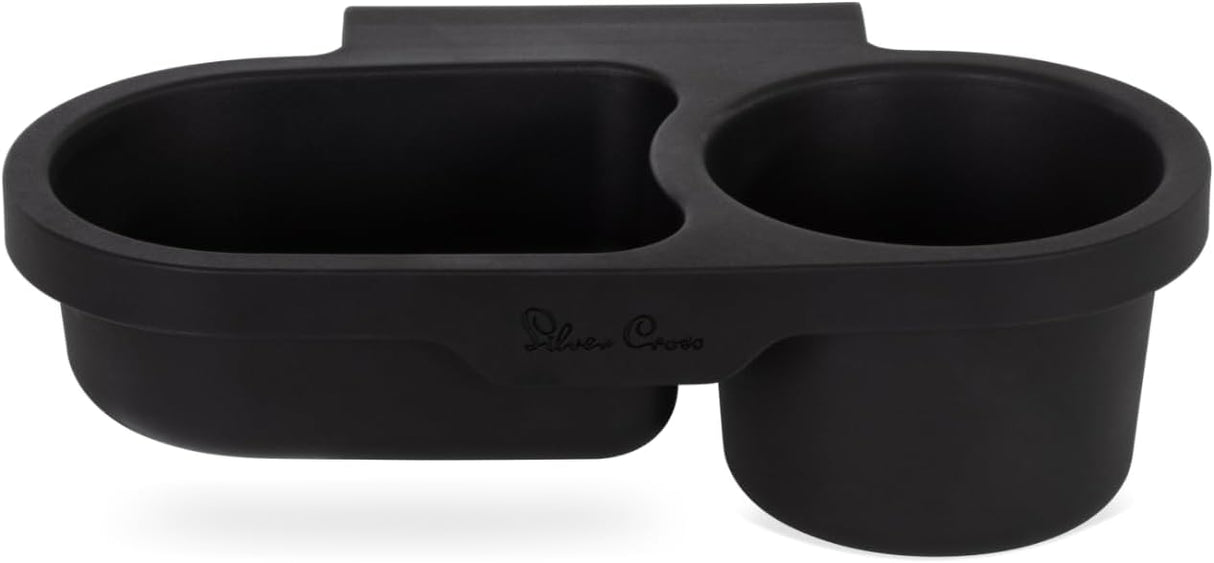 Silver Cross Snack Tray, Cup Holder, Pot & Beaker - Black