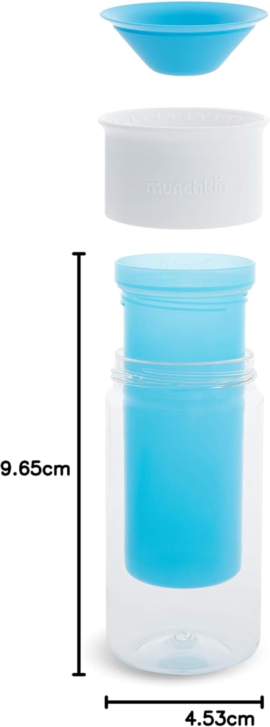 Munchkin 9oz Miracle 360 Spill-Proof Personalised Insulated Cup - Blue