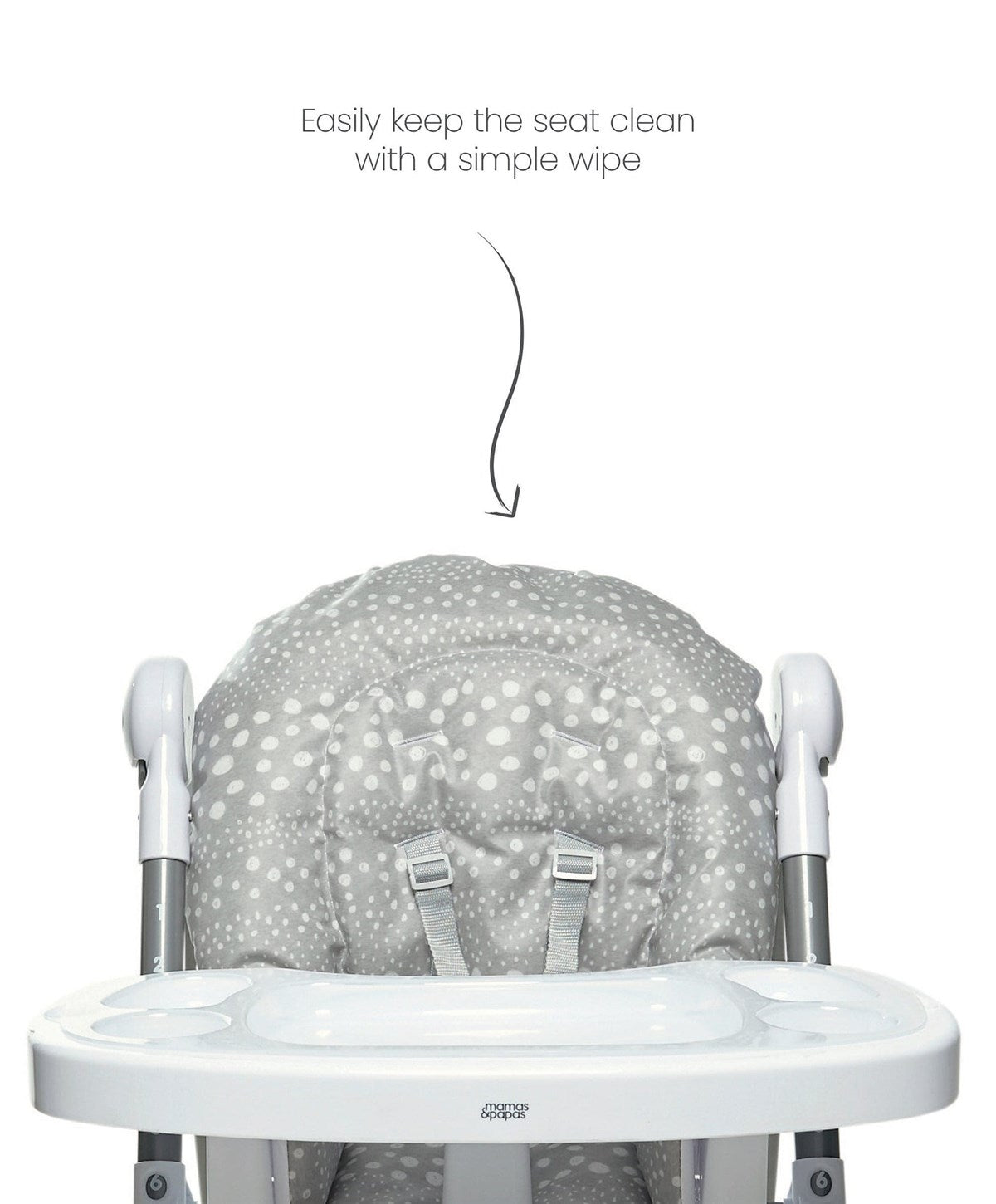 Mamas & Papas Snax Highchair - Grey Spot