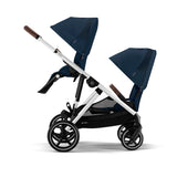 Cybex Gazelle S Twin Pushchair with Second Seat Unit - Ocean Blue