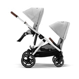 Cybex Gazelle S Twin Pushchair with Second Seat Unit - Lava Grey