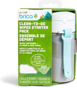 Munchkin Brica Clean-to-Go Wipes Dispensor Starter Pack