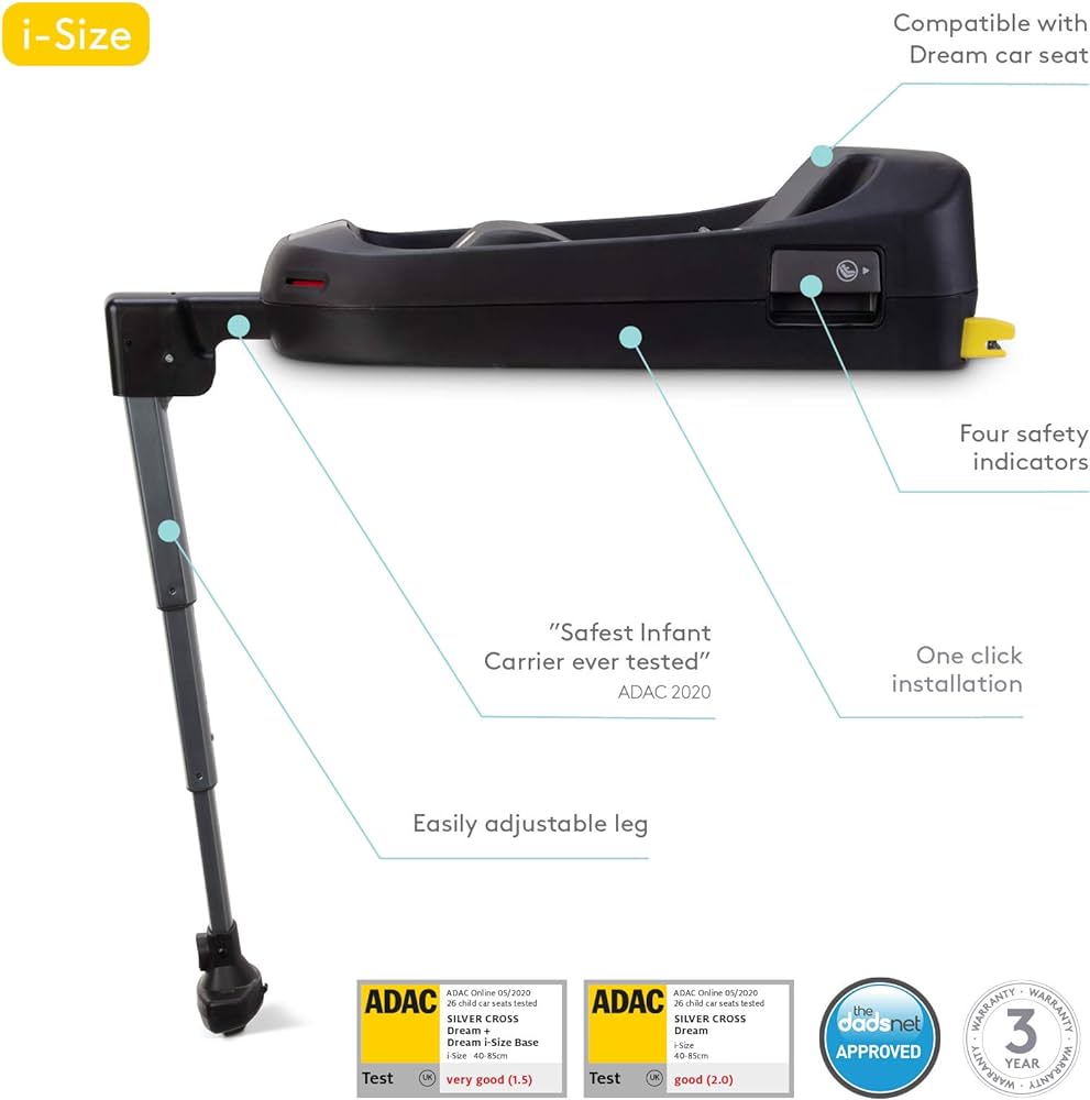 Silver Cross Dream ISOFIX Car Seat Base