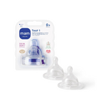 MAM Slow Flow Teats (Size 1 / 0 Months +) - 2 Pack