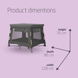 Maxi-Cosi Swift 3-in-1 Bassinet, Travel Cot, and Playpen – Beyond Graphite