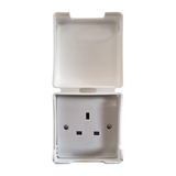 BabySecurity Single Electric Plug Socket Cover - White