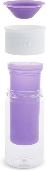 Munchkin 9oz Miracle 360 Spill-Proof Personalised Insulated Cup - Purple