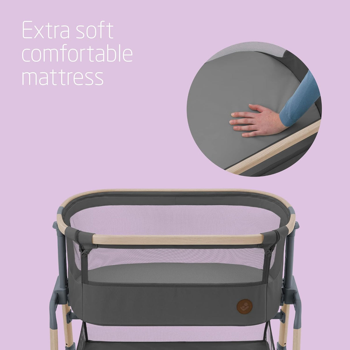 Maxi-Cosi Iora Air Co-Sleeper Crib - Beyond Graphite