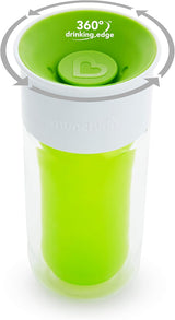 Munchkin 9oz Miracle 360 Spill-Proof Personalised Insulated Cup - Green