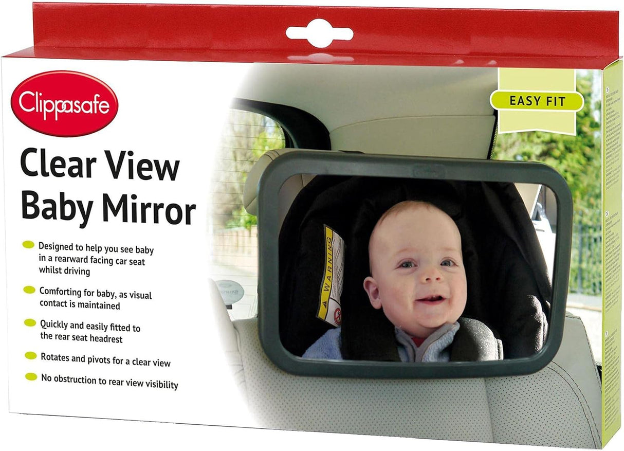 Clippasafe Clear View Baby Car Seat Mirror