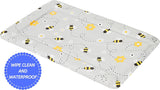 Callowesse Soft Foam Baby Changing Mat - Grey Bee