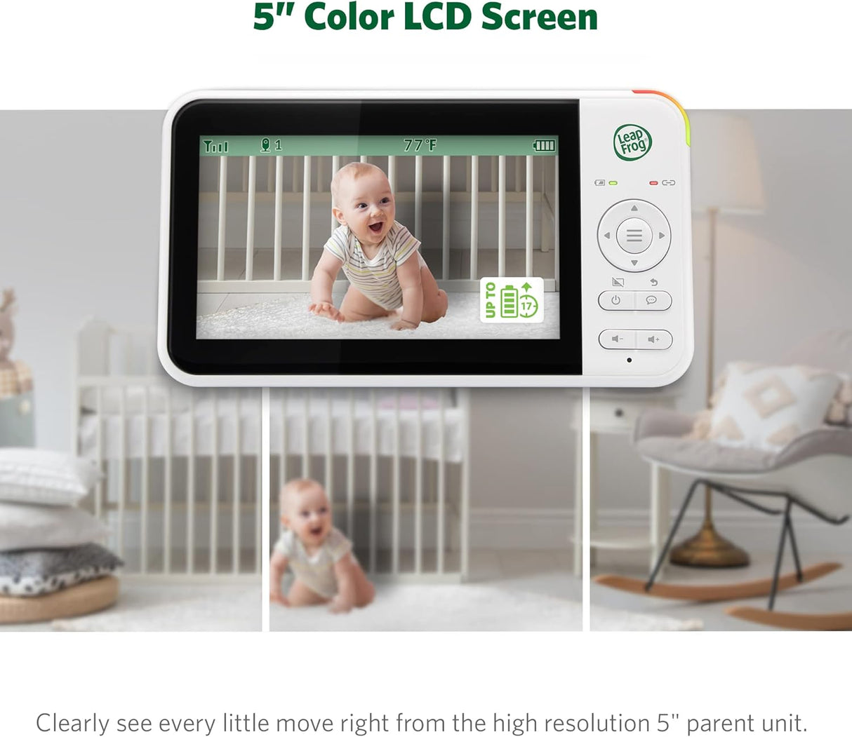 LeapFrog LF2415 5" HD Video Baby Monitor