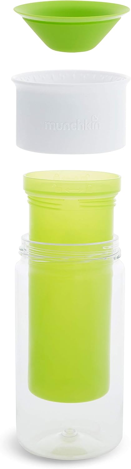 Munchkin 9oz Miracle 360 Spill-Proof Personalised Insulated Cup - Green