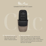 Silver Cross Clic Fleece Lined Footmuff - Cobble