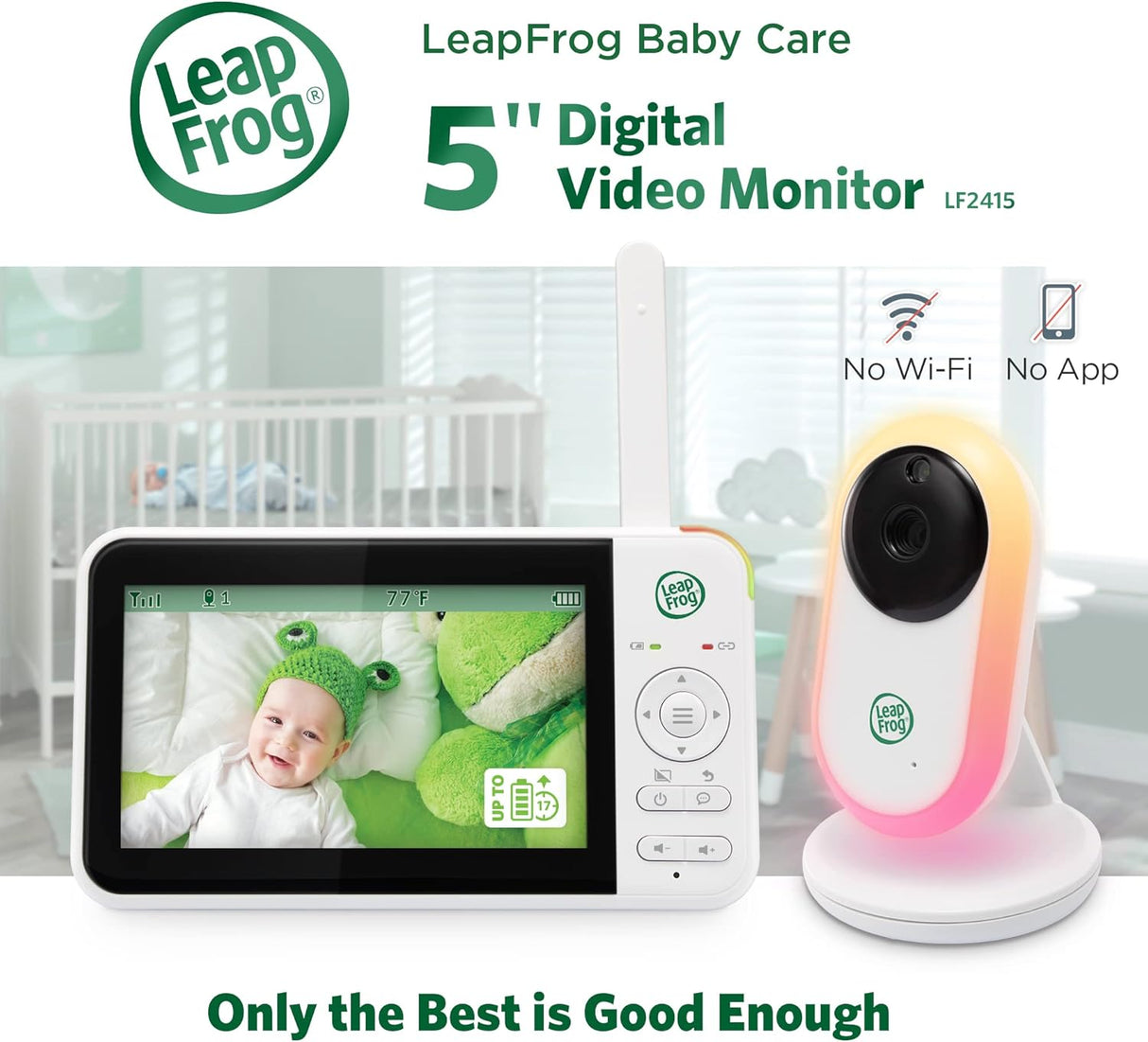 LeapFrog LF2415 5" HD Video Baby Monitor