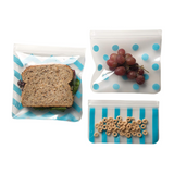 JL Childress See ‘N Save 3 Piece Reusable Food and Snack Bag – Blue