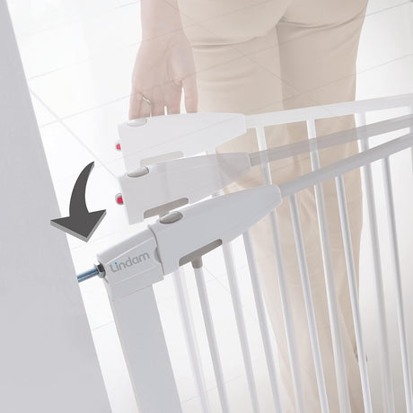 Lindam Sure Shut Ethos Baby Stair Gate W73-79cm - White