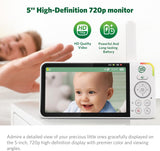 LeapFrog LF915HD 5″ Video Baby Monitor with Colour Night Vision