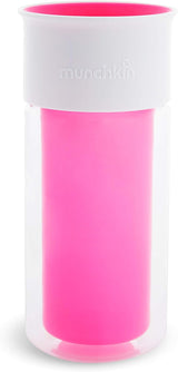 Munchkin 9oz Miracle 360 Spill-Proof Personalised Insulated Cup - Pink