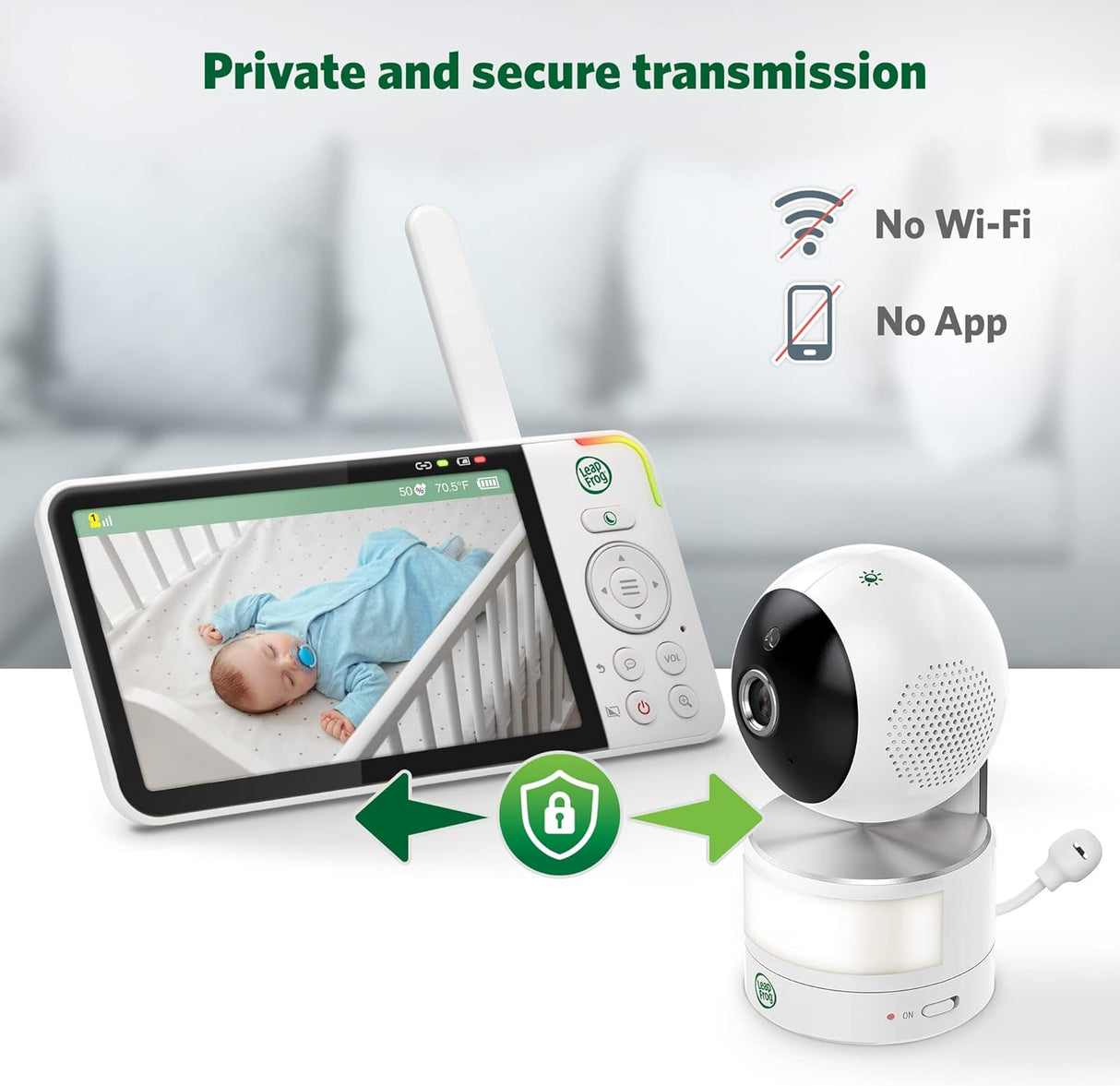 LeapFrog LF915HD 5″ Video Baby Monitor with Colour Night Vision