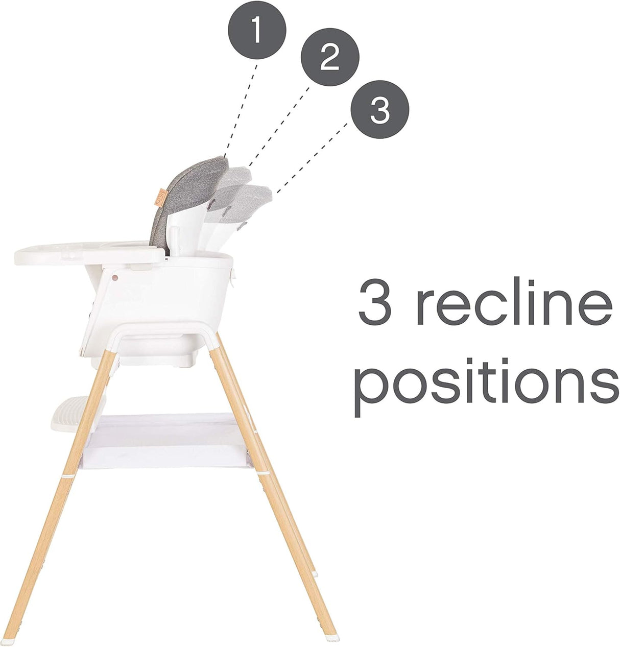 Tutti Bambini Nova Evolutionary 7-in-1 Highchair – White & Oak