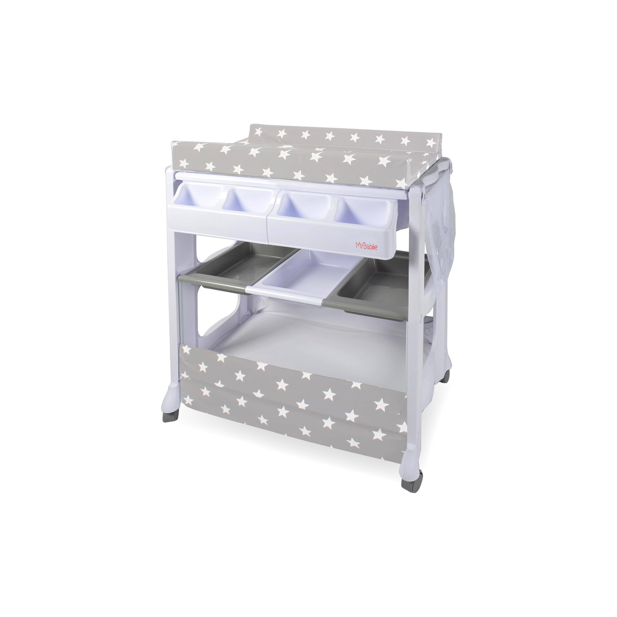 My Babiie Baby Bath & Changing Unit – Grey Stars