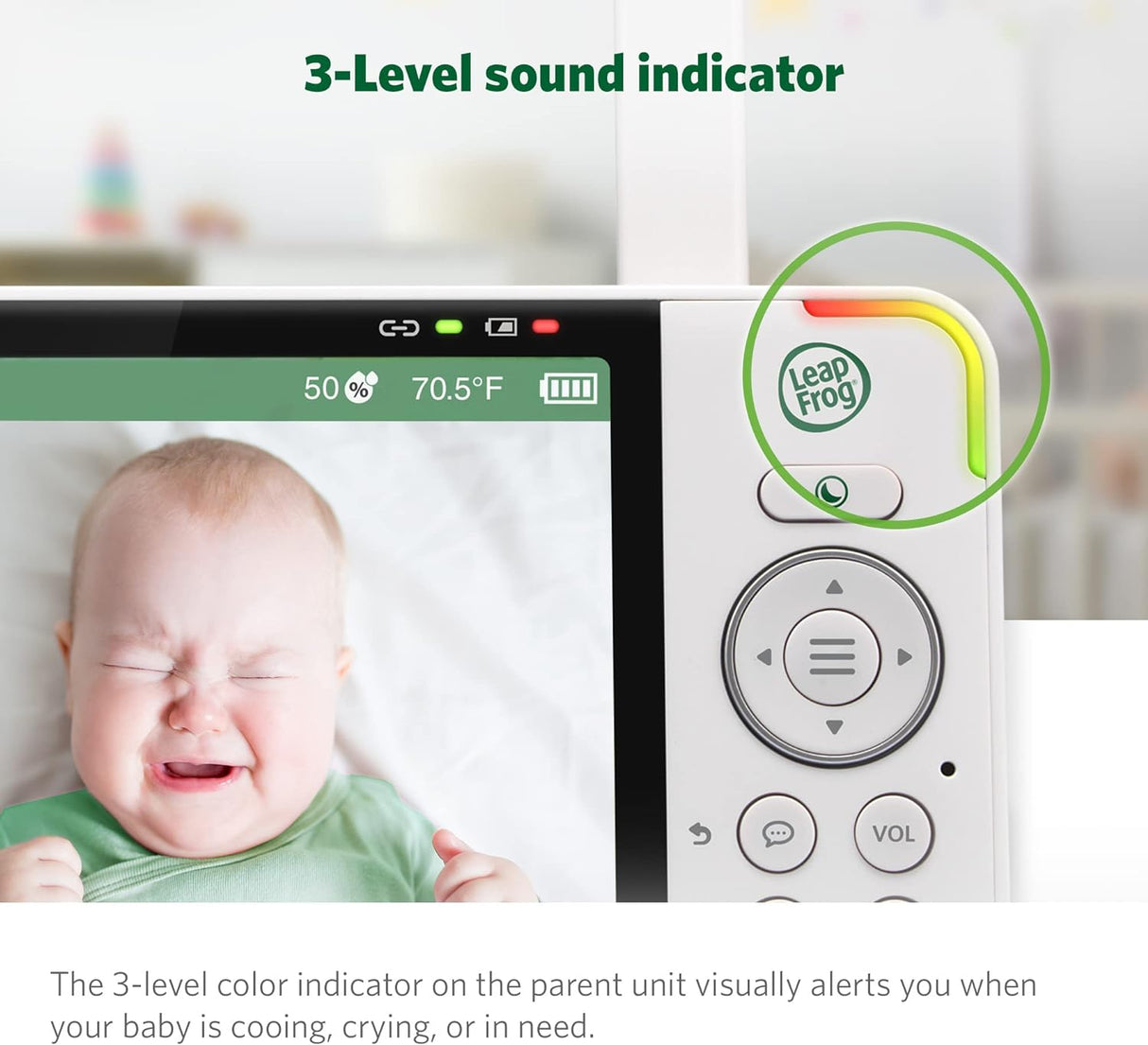 LeapFrog LF915HD 5″ Video Baby Monitor with Colour Night Vision