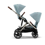 Cybex Gazelle S Twin Pushchair with Second Seat Unit - Sky Blue