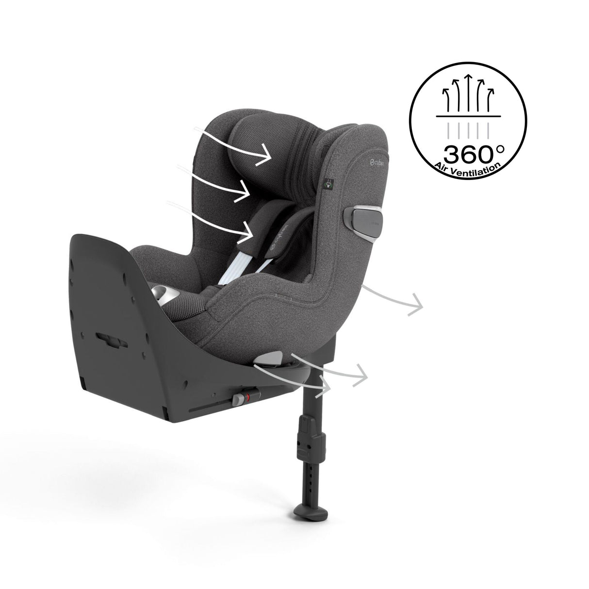 Cybex Sirona T Rotating Car Seat - PLUS - Mirage Grey