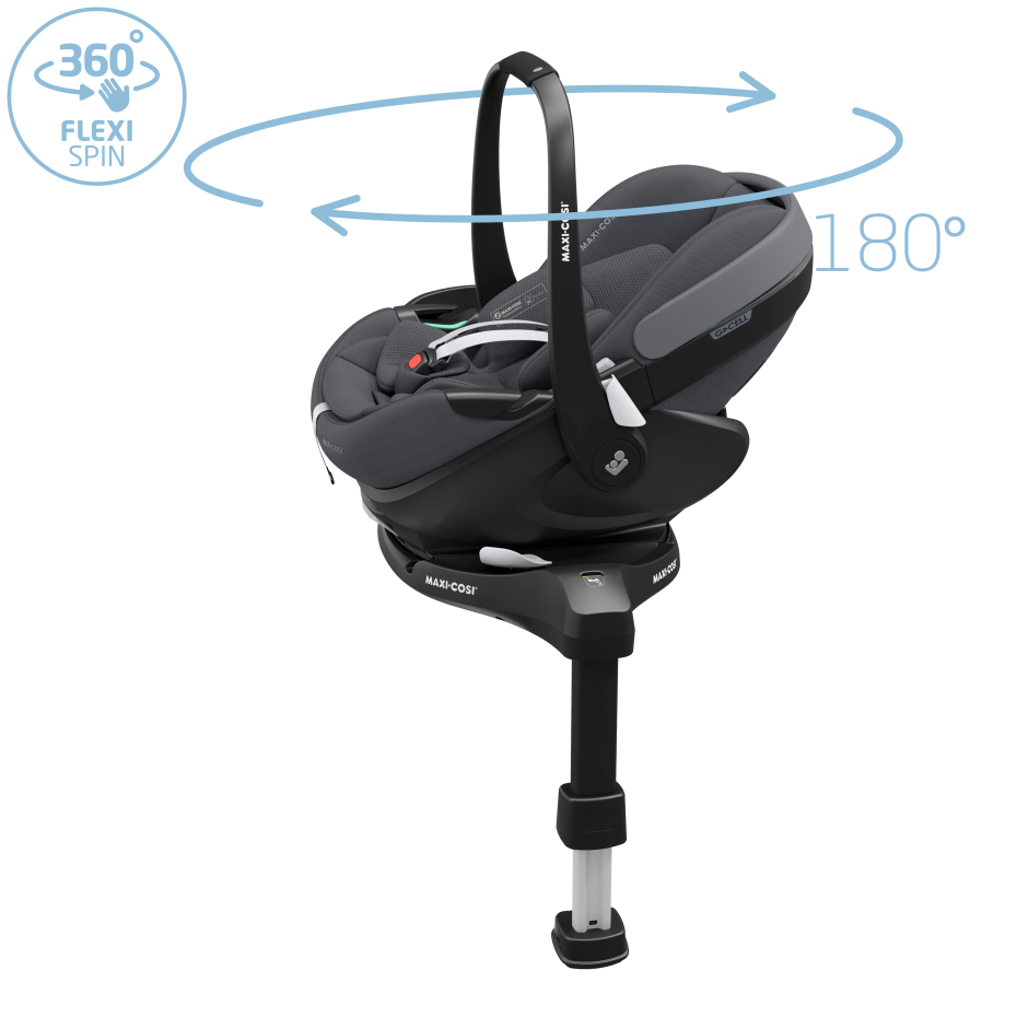 Maxi-Cosi Pebble 360 PRO2 i-Size Infant Car Seat - Twillic Graphite