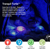 Cloud B Tranquil Turtle Projector Nightlight with White Noise Soothing Sounds - Aqua Blue