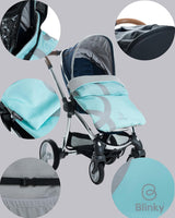 BlinkyWarm Universal 5 in 1 Pushchair Raincover & Footmuff - Space