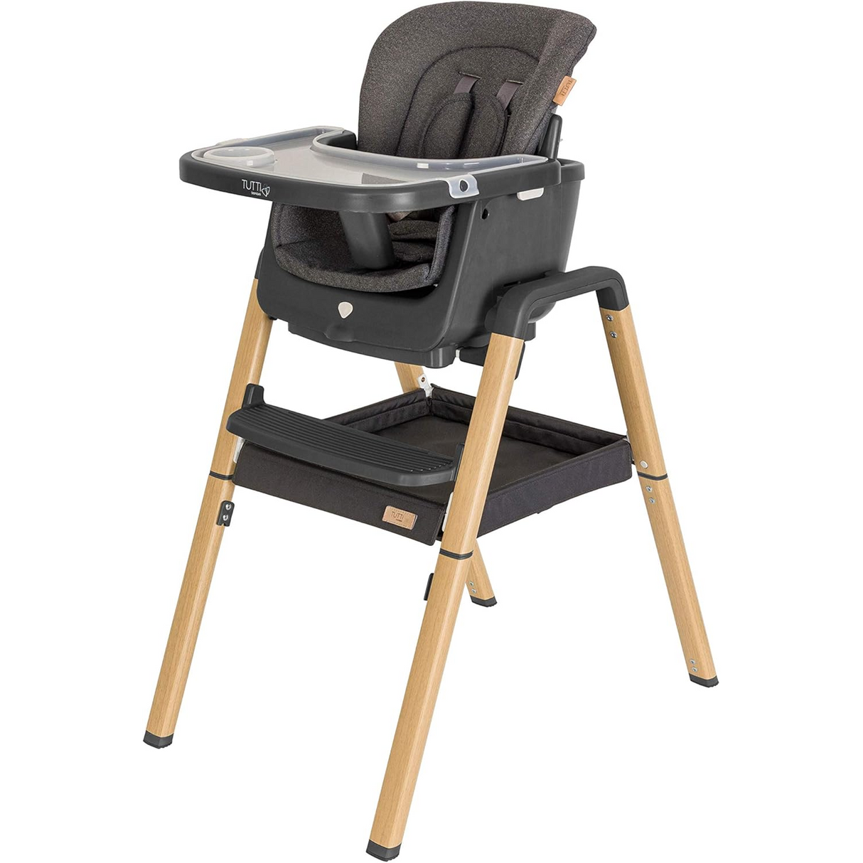 Tutti Bambini Nova Evolutionary 7-in-1 Highchair – Grey & Oak