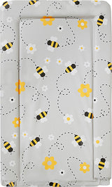 Callowesse Soft Foam Baby Changing Mat - Grey Bee