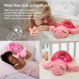 Cloud B Tranquil Turtle Projector Nightlight with White Noise Soothing Sounds - Pink