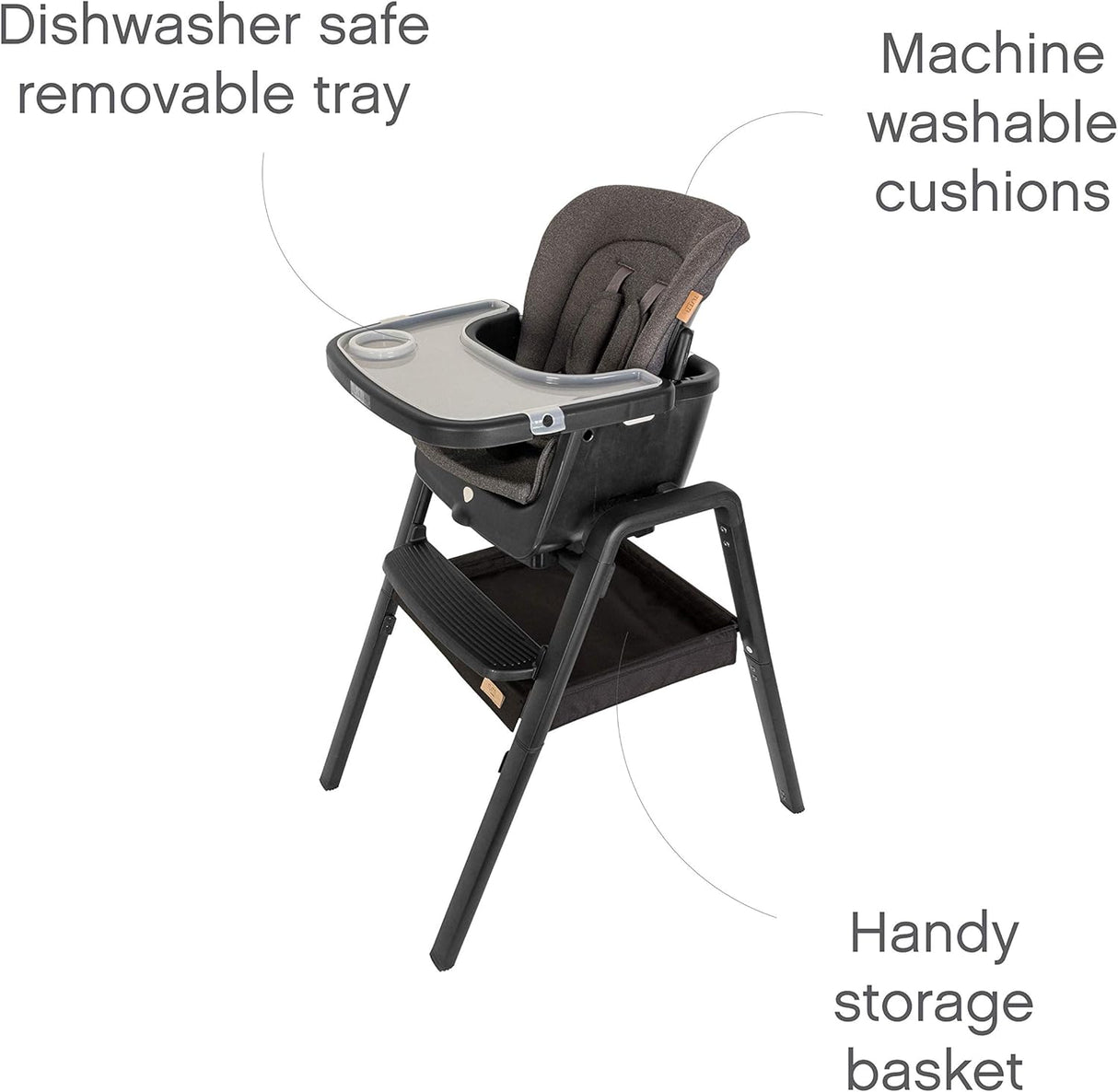 Tutti Bambini Nova Evolutionary 7-in-1 Highchair – Black