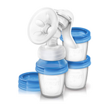 Philips Avent Manual Breast Pump with 3 Cups - Blue