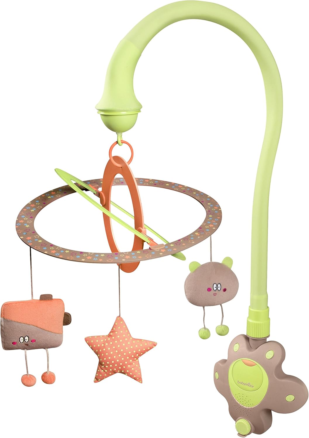 Babymoov Starlight Nursery Mobile & Nightlight – Almond / Taupe