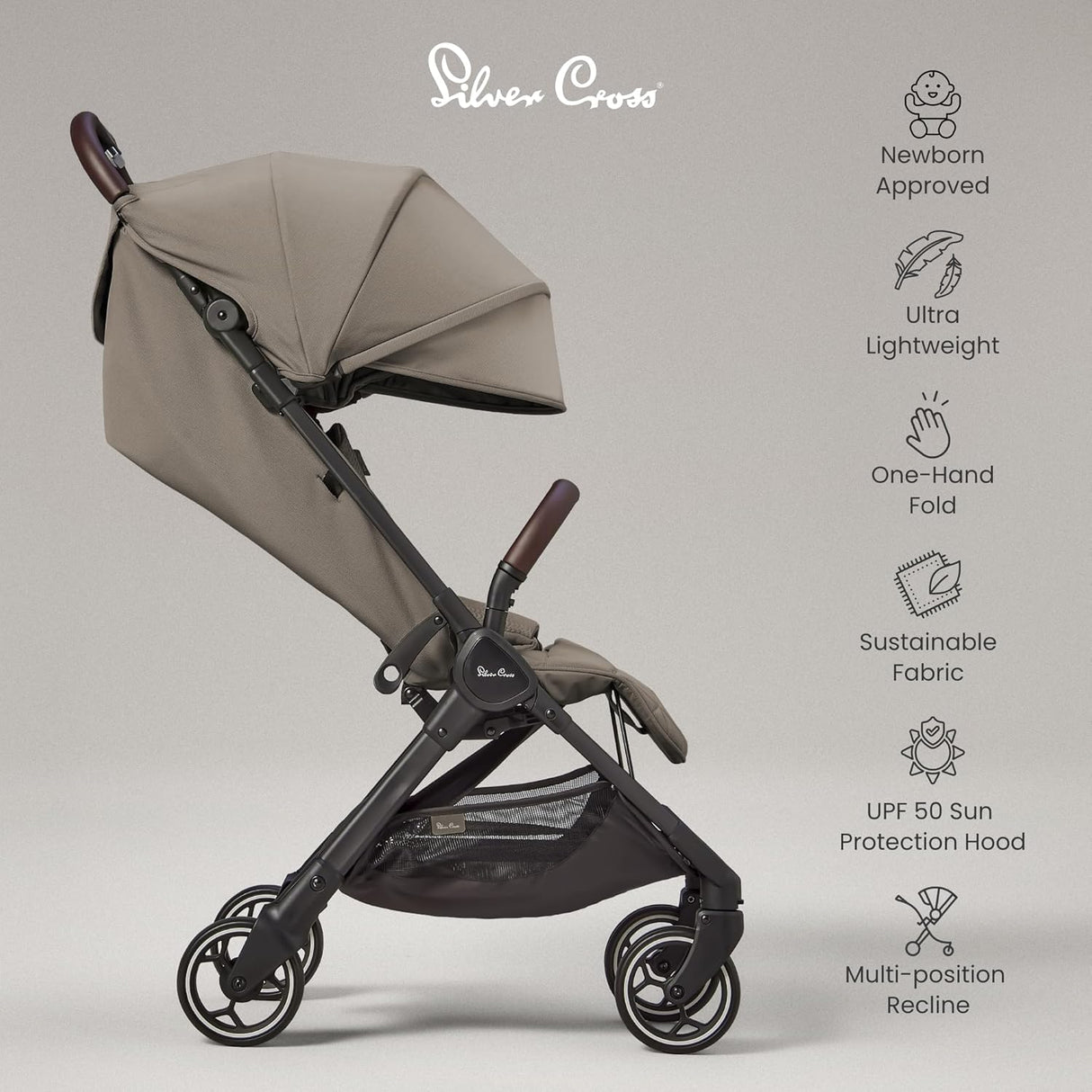 Silver Cross Clic Stroller - Cobble