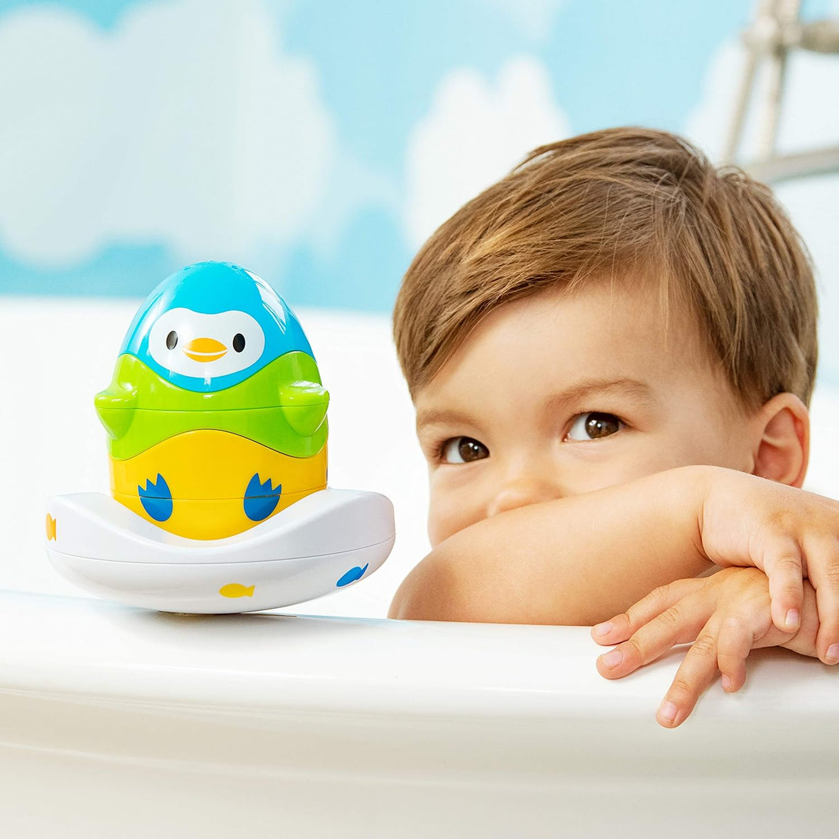 Munchkin Stack N' Match Penguin Bath Toy