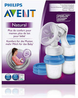 Philips Avent Manual Breast Pump with 3 Cups - Blue