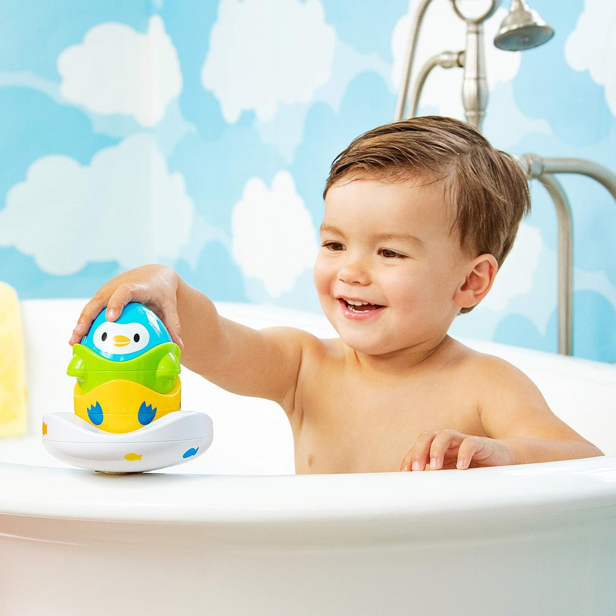 Munchkin Stack N' Match Penguin Bath Toy