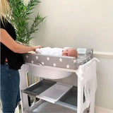 My Babiie Baby Bath & Changing Unit – Grey Stars