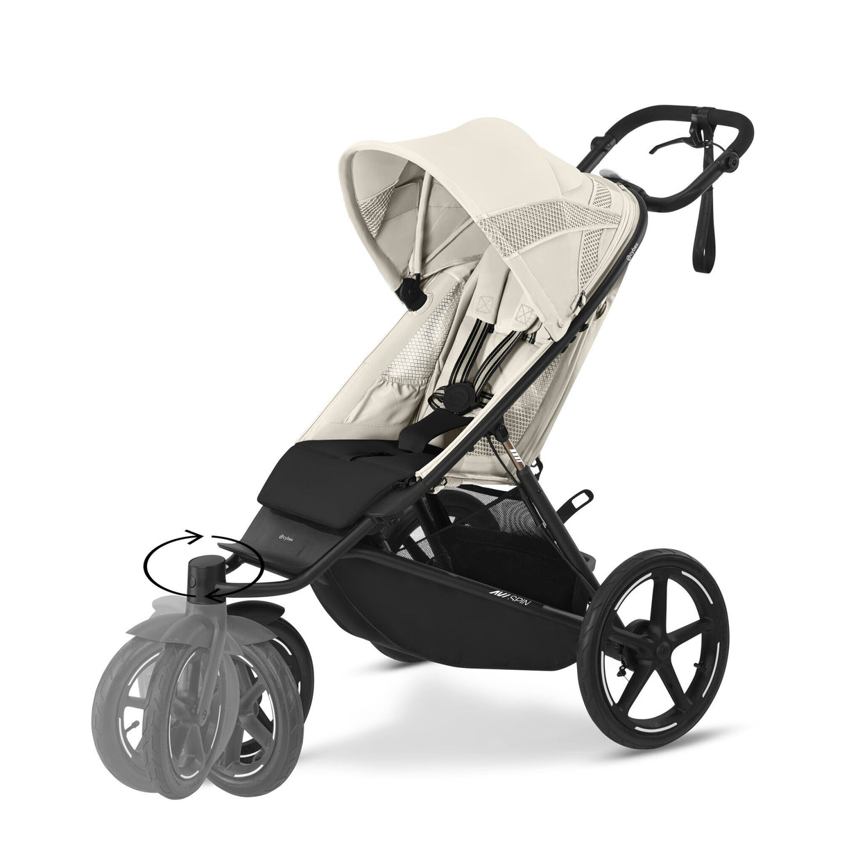 Cybex Avi Spin Pushchair - Seashell Beige